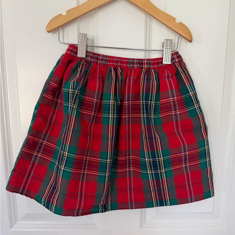 Crewcuts plaid skirt, size 3